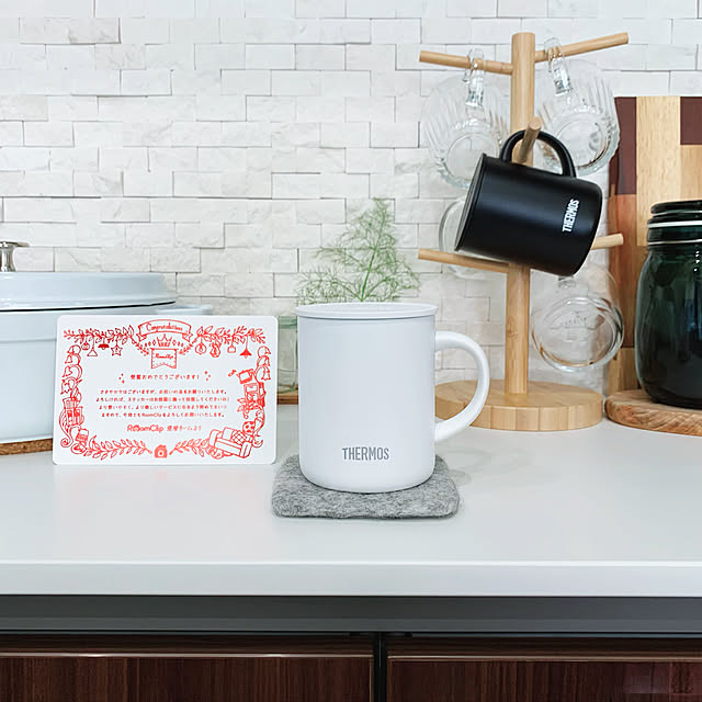 ペアカップ,コップスタンド,THERMOS,真空断熱マグカップ,サーモスマグカップ,カップボード,Kitchen sirotanの部屋