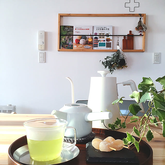 My Desk,おうちカフェ,kintoの急須,温調ケトル,山善温調ケトルモニター中,山善,くらしのeショップモニター Yayoiの部屋