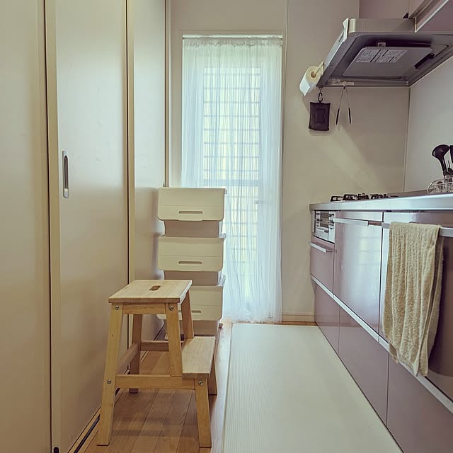 Kitchen,フロック,SANKA,IKEA,イケア,リルカーテン,LILL mikiの部屋