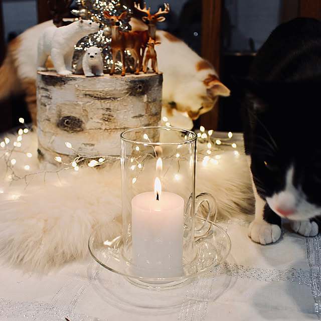 キャンドル,キャンドルホルダー,動物フィギュア,Schleich,シュライヒ,クリスマス,ferm LIVING,Kitchen,楽天で買ったもの,KOZLIFE Kaneyukiの部屋