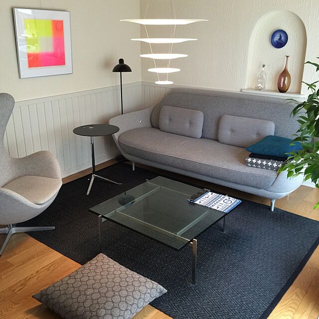 Lounge,ミナペルホネン,北欧,Fritz Hansen,Egg chair ,PK61,favn,キャンドルスタンド junamboの部屋