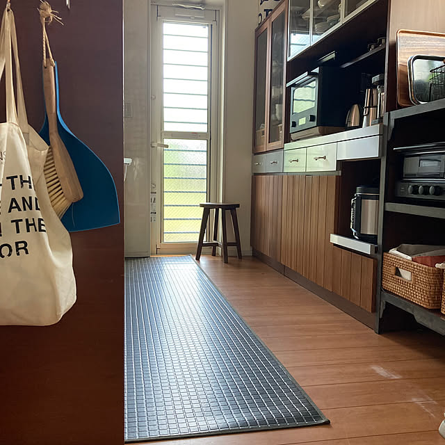 Kitchen,STAN.,unicoカップボード,拭くキッチンマット,ベルメゾンで購入,定番アイテム,ベルメゾン walking123の部屋