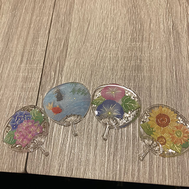 Kitchen,箸置き,レジン,ハンドメイド夏 ikuの部屋
