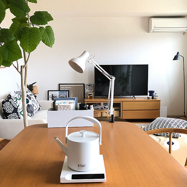 ラッセルホブスケトル,おうち見直しキャンペーン,観葉植物,無印良品,マリメッコ,賃貸アパート,RoomClipショッピング,Overview eriの部屋