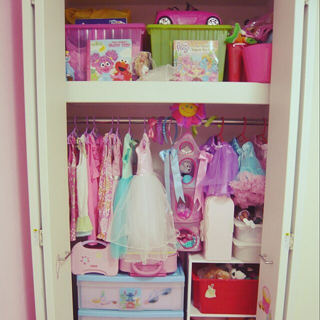 My Shelf,子供部屋,クローゼット annieの部屋