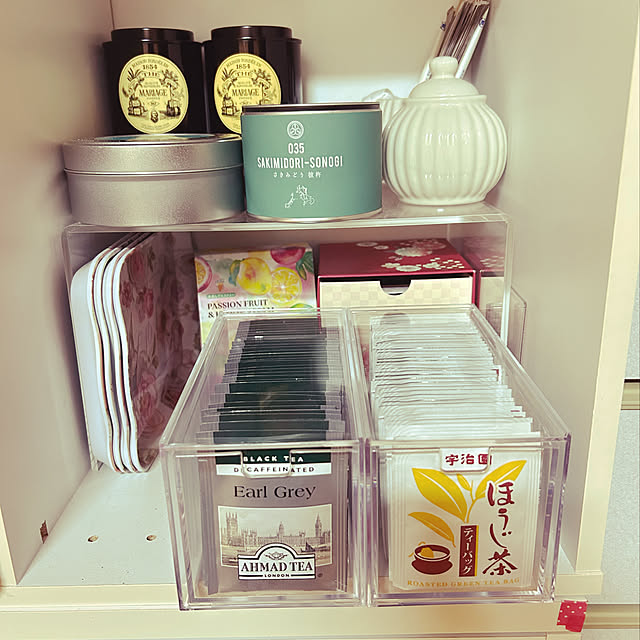 ダイソー,ティーバッグ収納,しんぷる,すっきりさせたい,Kitchen melody_crotchetの部屋