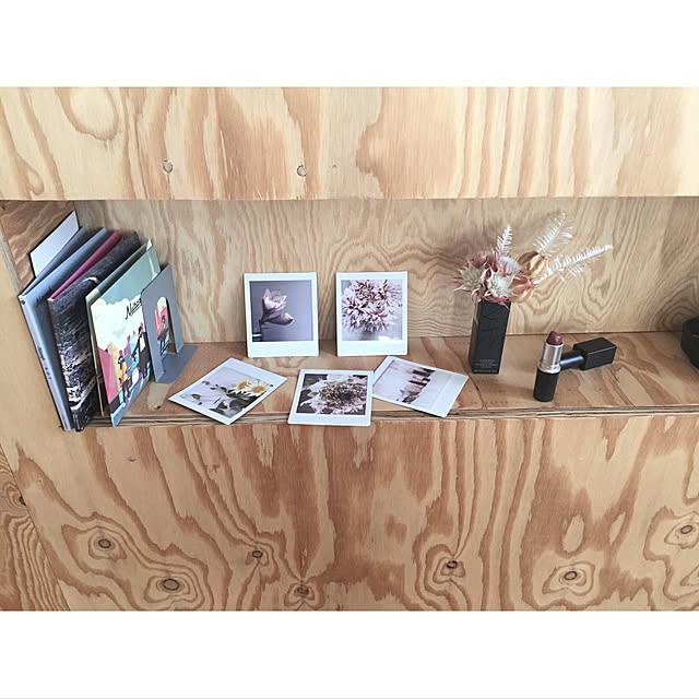 My Shelf,instax SHARE・モニター,instax SHARE SP-3,DIY,スマホdeチェキ,ラーチ合板,ニッチDIY mii..の部屋