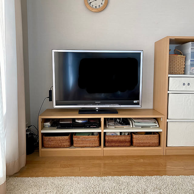 Lounge,LB1000,ナチュラルな暮らし,ナチュラルインテリア,シンプルにすっきりと暮らす,シンプルインテリア,テレビボート,ナチュラル,シンプルナチュラル,掃除しやすさ重視 mimotoの部屋