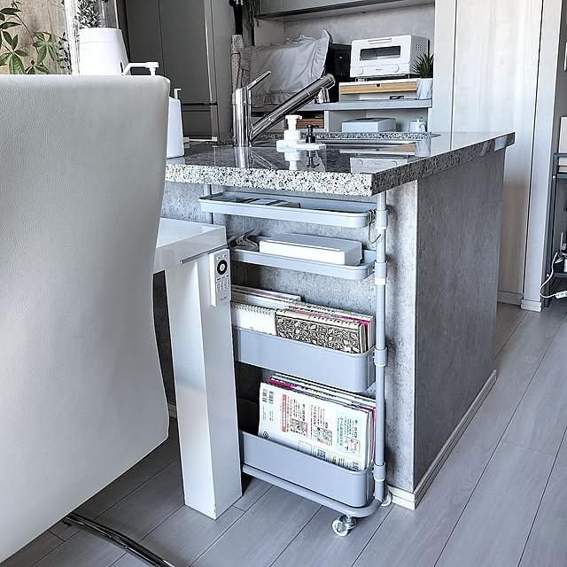 My Desk,隙間活用,勉強机,ダイニングテーブル,勉強,勉強スペース,子供のいる暮らし,勉強コーナー,グレーインテリア Riokkumaの部屋