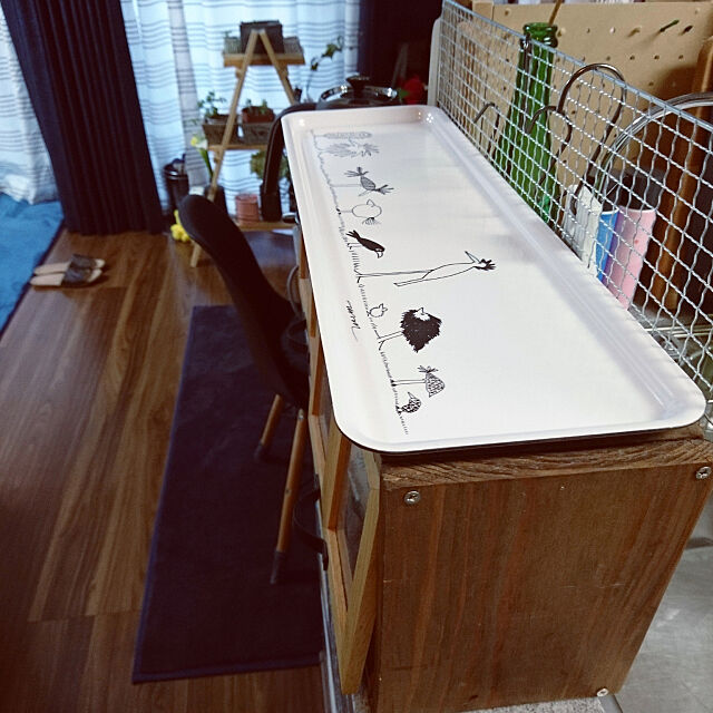 My Shelf,しゃれとんしゃあ会,IKEAのロングトレー porinの部屋