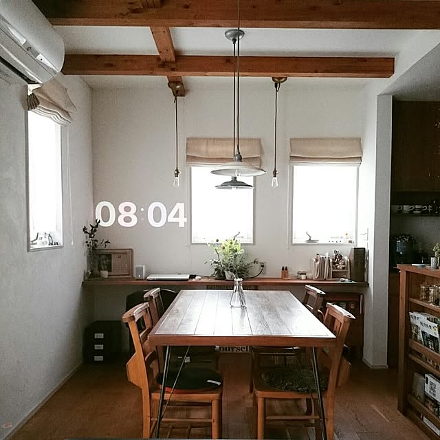 My Desk,無垢材の床,漆喰壁DIY,ダイニングテーブルＤＩＹ,メンズナチュラル,ビターナチュラル,カフェ風,アンティーク,観葉植物,ドライフラワー,COFFEE LOVER,ボタニカルカフェスタイル,ポータブル超短焦点プロジェクター,ソニー,プロジェクター bibi.karuの部屋