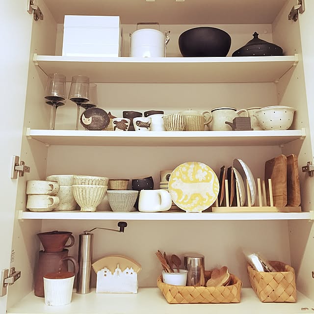 Kitchen,鹿児島睦,収納整理部,作家さんの器 satoの部屋