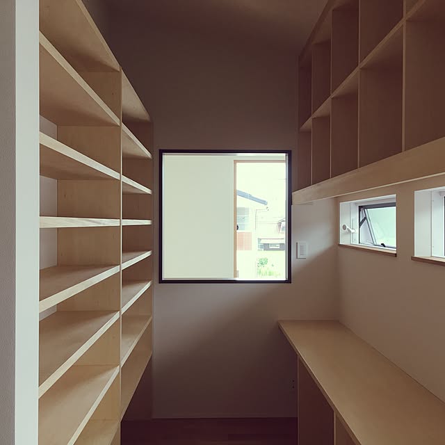 My Shelf,書斎,本棚,暮らし,建築中,シンプル,新築,マイホーム merの部屋