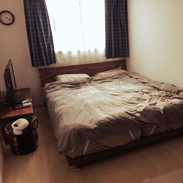 Bedroom,マスターウォール,アクタスのベッド ayapiiiiceの部屋