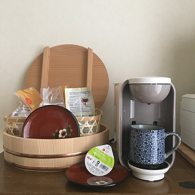 竹ざる,おひつ,緑茶,和も洋も好き,和もの好き,DRIP POD,コーヒーマシン,ノリタケ,モニター応募投稿,UCCドリップポッド,応募投稿,シンプルライフ,白家電,白好き,和の文化,青と白の焼きもの,清水焼 31の部屋