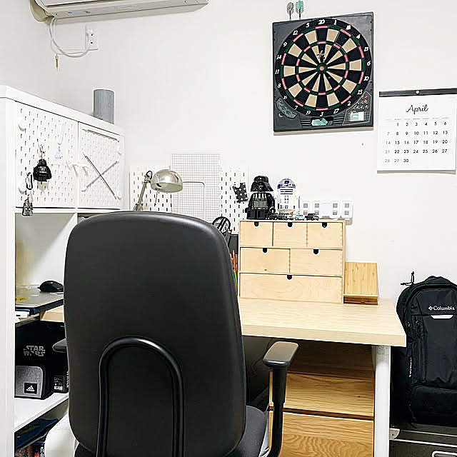 My Desk,デスク,KALLAX,カラックス,中学生男子の部屋,子供部屋,デスク周り,無印良品,置物,IKEA,インテリア,雑貨,無印,お気に入り,レゴ,リメイク,小さいお家,建売住宅,暮らしを楽しむ,LEGO,スターウォーズ,ホワイト×ウッド,ホワイト×ブラック,ホワイト×ナチュラル,ホワイトインテリア,勉強机 totaryuの部屋