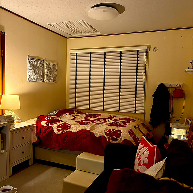 Bedroom,Philips hueのある暮らし,Philips Hue,明かりを楽しむ chaimomの部屋