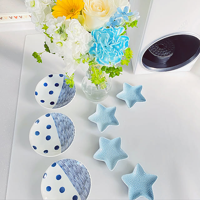 セリアのお皿♡,卒部おめでとう(^-^),花束をもらいました,植物のある暮らし,My Desk uki-uki77の部屋
