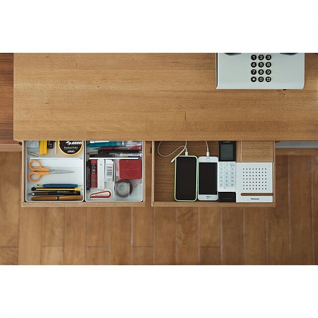 無印良品,文房具収納,DIY,iPhone,danmark,デンマークの電話機,デンマークの黒電話,My Shelf hinatabirdの部屋