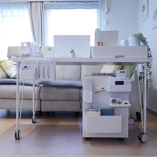 My Desk,デスク周り,イケア,トロッテン,引き出しユニット,マグネット収納,マグネットトレイ,イベント参加 tulip0110の部屋