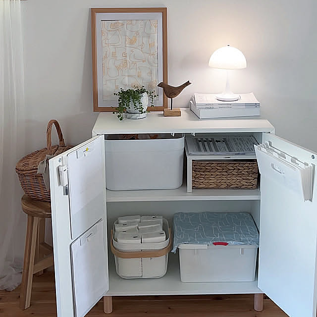 My Shelf,ナチュラルインテリア,建売,建売住宅,北欧雑貨のある暮らし,IKEA,イケア,北欧,キャビネット,リビングインテリア miko0503の部屋