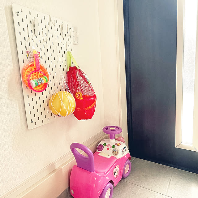 Entrance,パンチングボード,スコーディス,IKEA,2歳児との暮らし,キッズスペース,おもちゃ収納 ksm_0_0の部屋