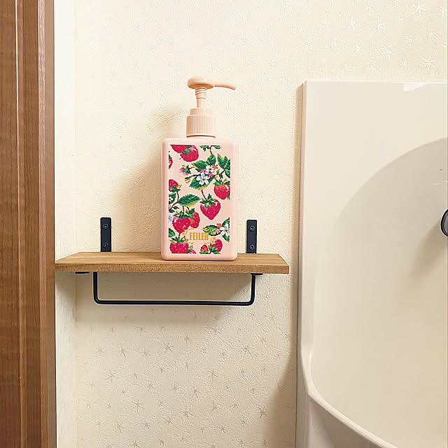 ハンドソープ置き場,セリア,seria,2階トイレ,Bathroom prelumoの部屋