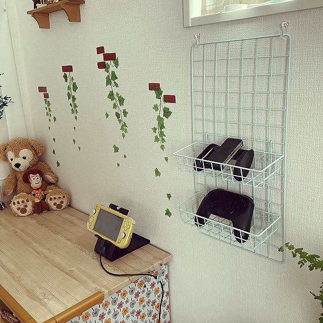 ゲーム収納,コントローラー収納,ダイソー,収納,100均,My Desk chunpinaの部屋