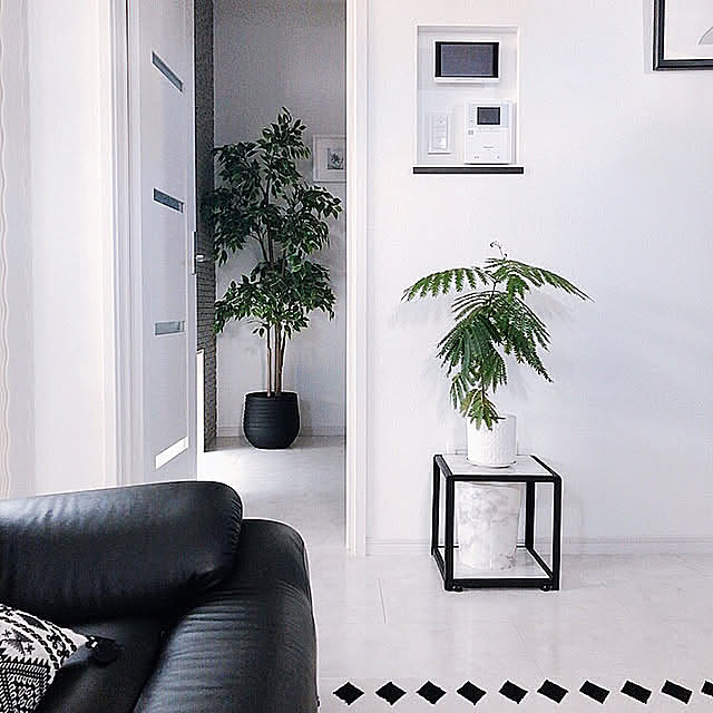 モノトーンインテリア,Lounge erinanaforの部屋