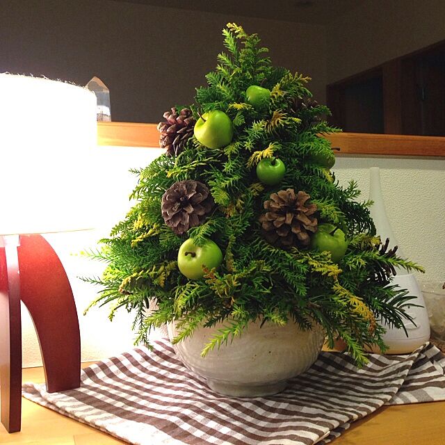 Lounge,クリスマス,手作り,植物,雑貨,照明,まつぼっくり naosukeの部屋