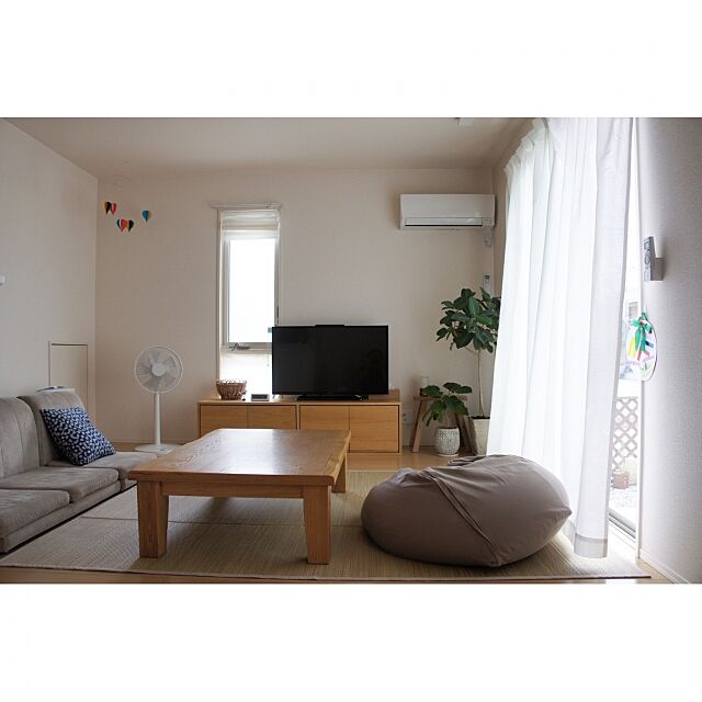 Lounge,賃貸インテリア,整理整頓,整理収納,シンプルに暮らす,すっきり暮らす,無印良品,シンプルな暮らし,子供のいる暮らし kagi___の部屋