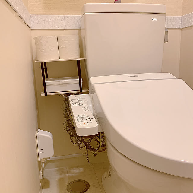 Bathroom,アイアンバーセリア,配管隠し,配線隠し,ダイソー,DIY,百均,木工DIY,セリア j1r0oの部屋