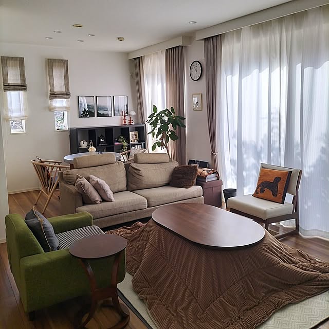 Lounge,好きな眺め,癒し,日々の暮らし,暮らしを楽しむ,心地よい暮らし,ファミリーコーナー,雑貨好き,緑のある暮らし,こたつのある暮らし coco0.84.の部屋