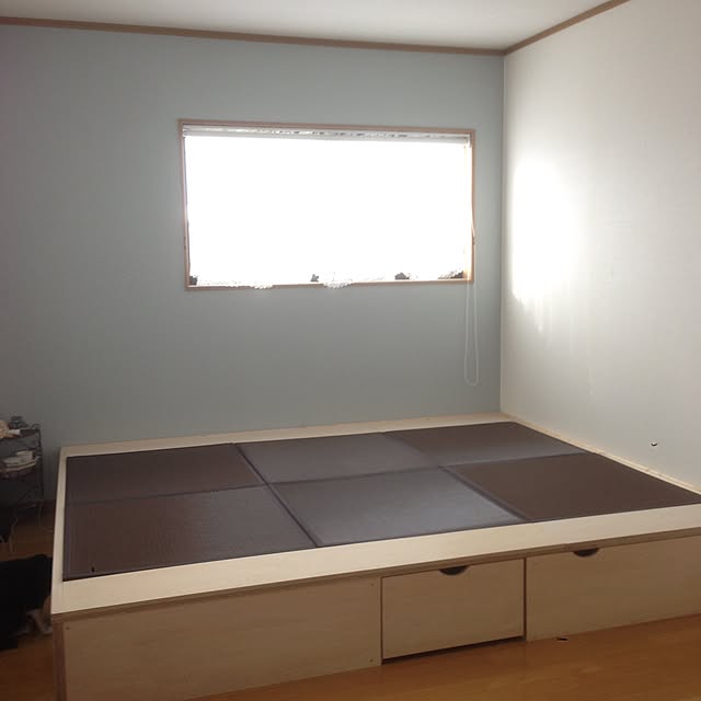 Bedroom,置き畳,布団収納,小上がりDIY Kinanの部屋