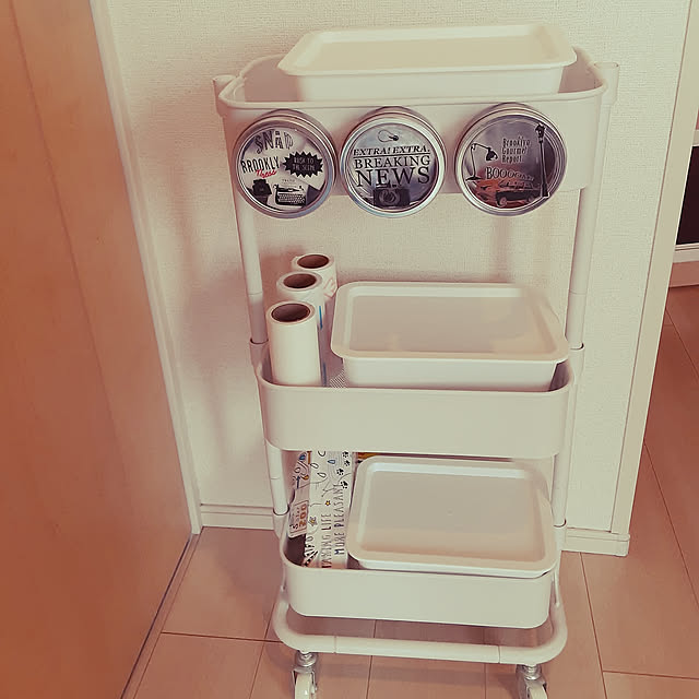 Entrance,キッチンワゴン,100均,ダイソー ma_の部屋