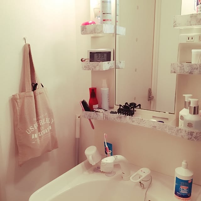 Bathroom,ホテルライクにしたい,一人暮らし,100均,キャンドゥ,セリア yopipi0u0の部屋