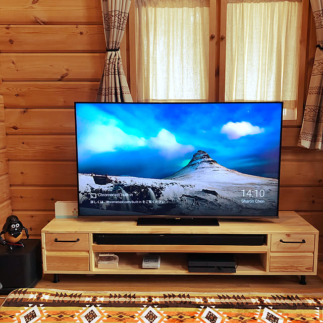 BOSEスピーカー,BOSE,テレビ台DIY,テレビ台,薪ストーブのある暮らし,子どものいる暮らし,Lounge blue__114の部屋