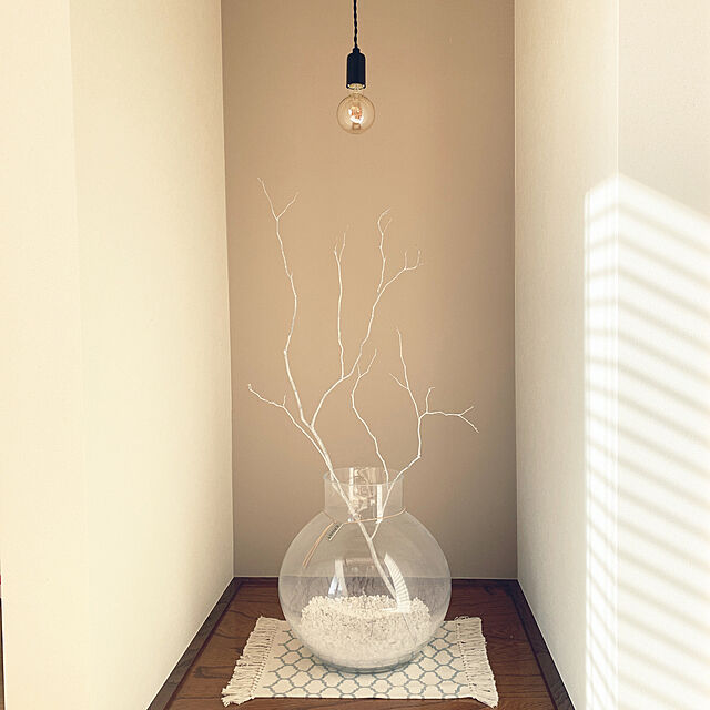 木の枝,フラワーベース,ペンダントライト,エジソン電球,リメイクシート,My Shelf chikuwamuuuの部屋