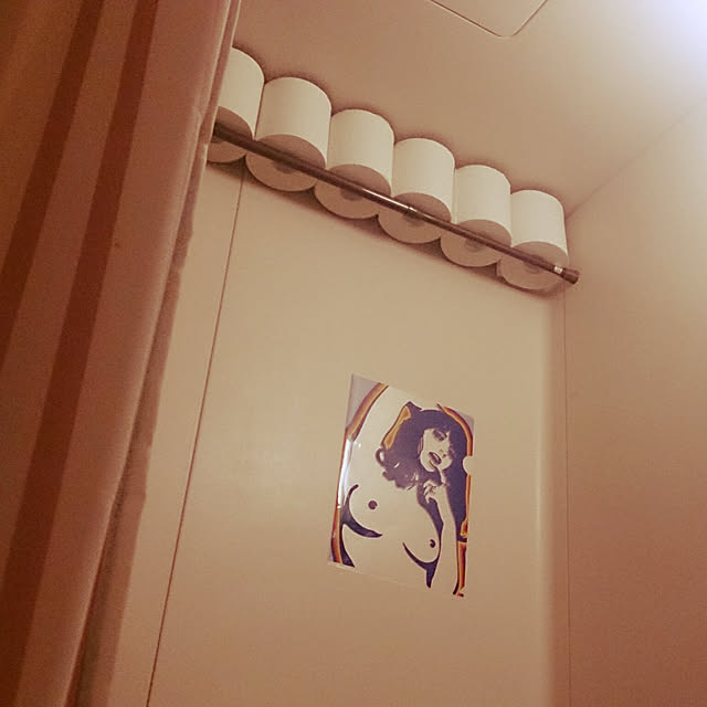 Bathroom,ロフトのある部屋,メンズ部屋,ダイソー,にとり,1K,突っ張り棒,DIY男子,DIY Subaruの部屋