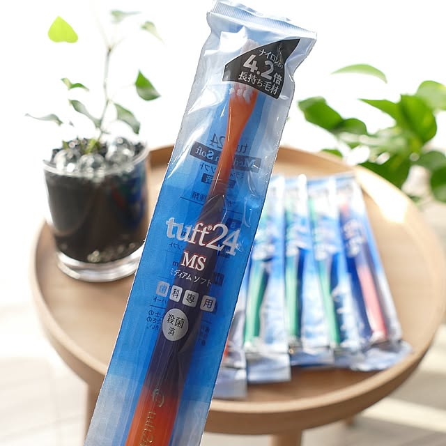 スツール,日用品,歯ブラシ,3COINS,アイビー,ポトス,グリーンのある暮らし,スリコ,春の日差し,タフト24,歯科専用,新芽 ya_maの部屋