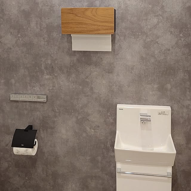 Bathroom,ペーパーホルダー,ウォールペーパータオルディスペンサー,ペーパータオルディスペンサー,山崎実業,山崎実業 RIN,LIXIL,LIXILトイレ,サンゲツ,サンゲツ壁紙,サンゲツクロス,サンゲツ 壁紙 umeの部屋