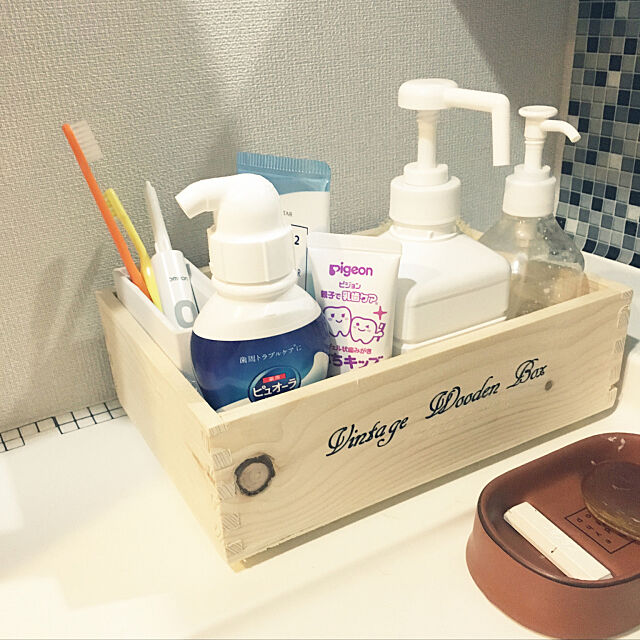 洗面所,歯ブラシ,DCM,シンプル,Bathroom heshicoの部屋