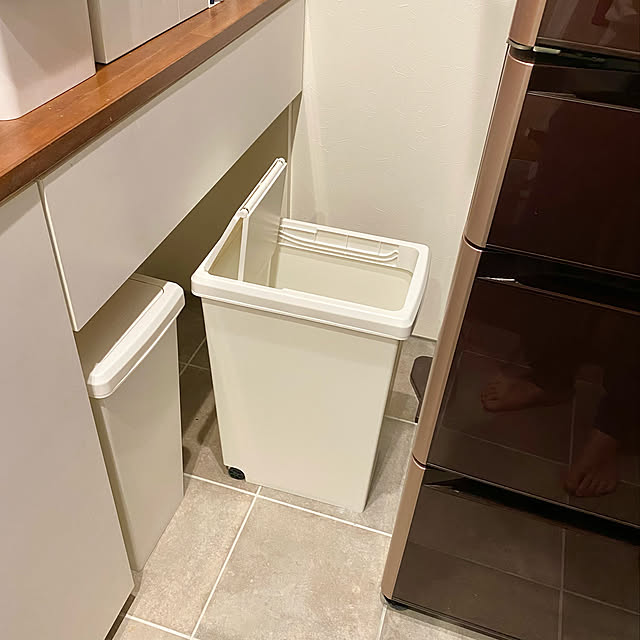 山善くらしのeショップ,eくらしプロジェクト,すっきりスライドペール,パントリー,フロアタイル,山善,パントリー 収納,山善アンバサダー,くらしのeショップモニター,Kitchen tbtt7ejの部屋
