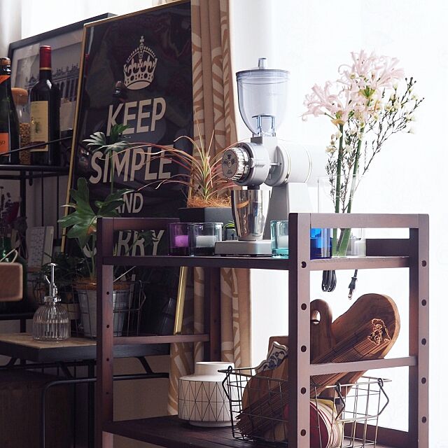 Lounge,コーヒーミル,一人暮らし,おうちカフェ,植物のある暮らし yapingの部屋
