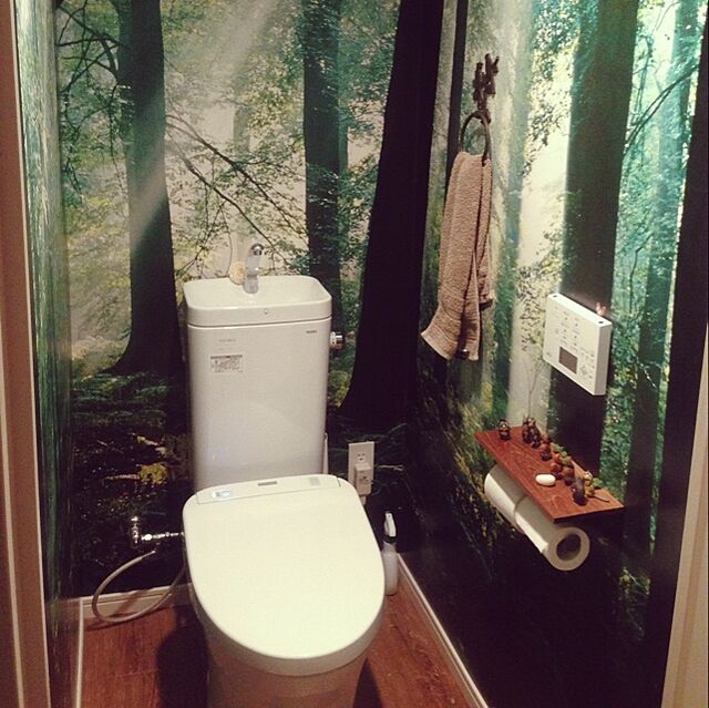 Bathroom,森,観葉植物,walpa shangmei7033の部屋