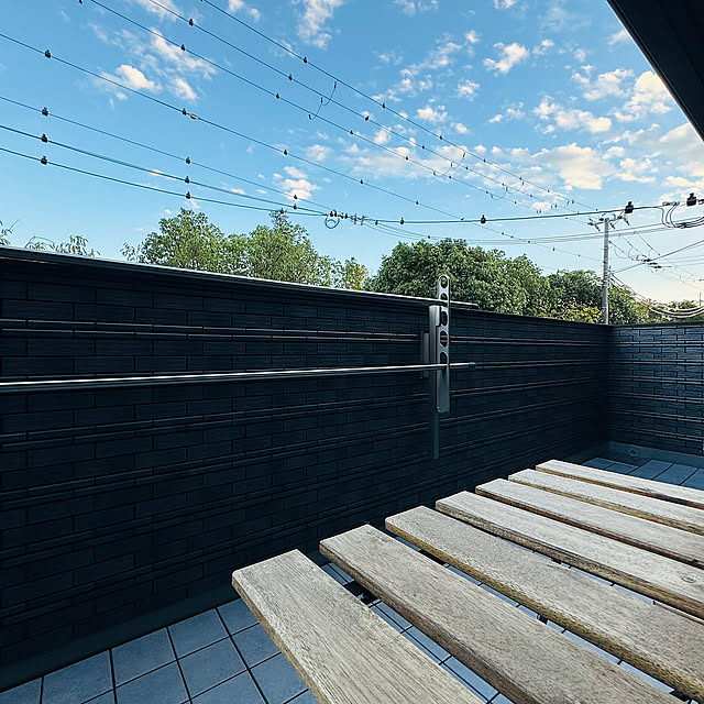 Entrance,青空,掃除,ガーデンテーブル＆チェア,ベランダ,秋 stの部屋