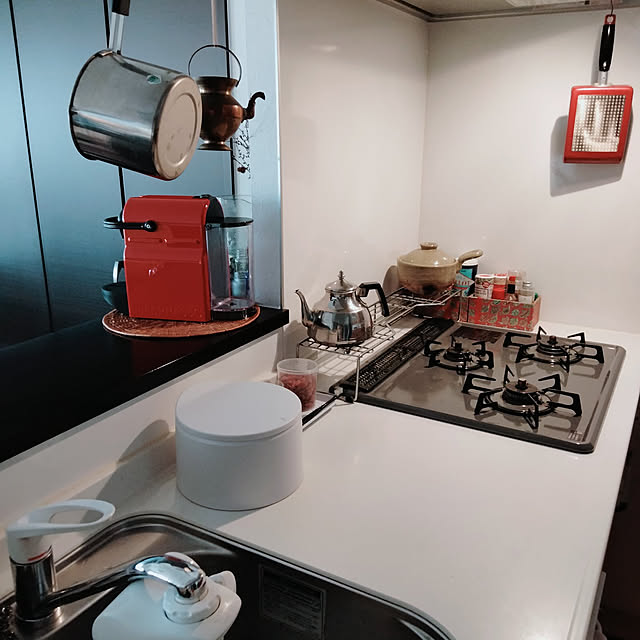 Kitchen,新生活,おうち見直しキャンペーン,ダストボックス,イデア,RoomClipショッピング,見て頂き感謝です♪,NESPRESSO reko639の部屋