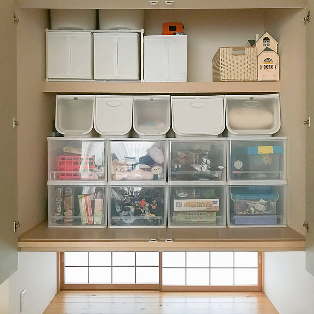 おもちゃ,吊り押入れ,収納,押入れ,スリム化,シンプル,余白のある暮らし,Bedroom tokonekoの部屋