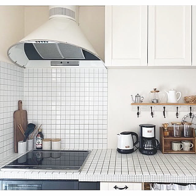 コーヒーメーカー,電気ケトル,メゾンシリーズ,ティファール,おうちカフェ,ig→ERI1010oo,タイルキッチン,Kitchen erinkoの部屋