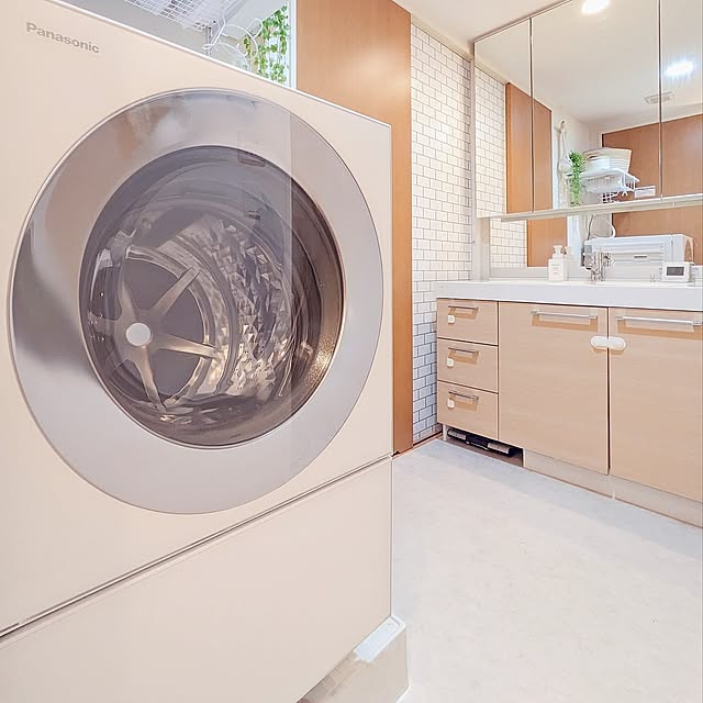 Bathroom,パナソニック,新生活,ドラム式洗濯機,洗濯乾燥機,Cuble,ドラム式洗濯乾燥機,Cuble 洗濯機,春のスタンプラリー2日目 aの部屋